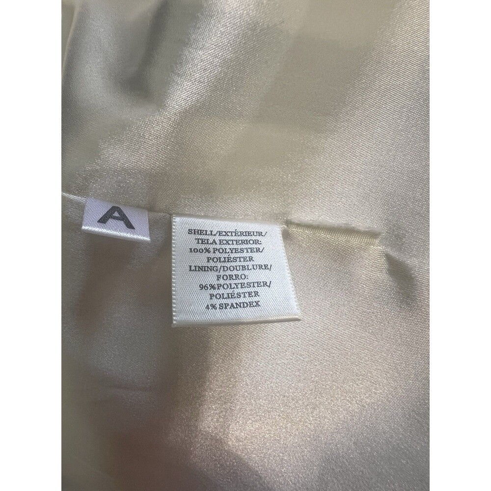 Ann Taylor belted shift dress in a black &white color block design size Small - Picture 5 of 8